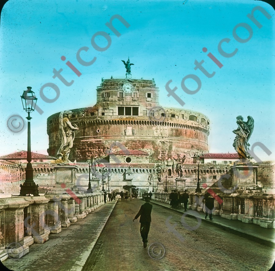 Die Engelsburg | The Castel Sant&#039;Angelo - Foto foticon-simon-035-035.jpg | foticon.de - Bilddatenbank für Motive aus Geschichte und Kultur